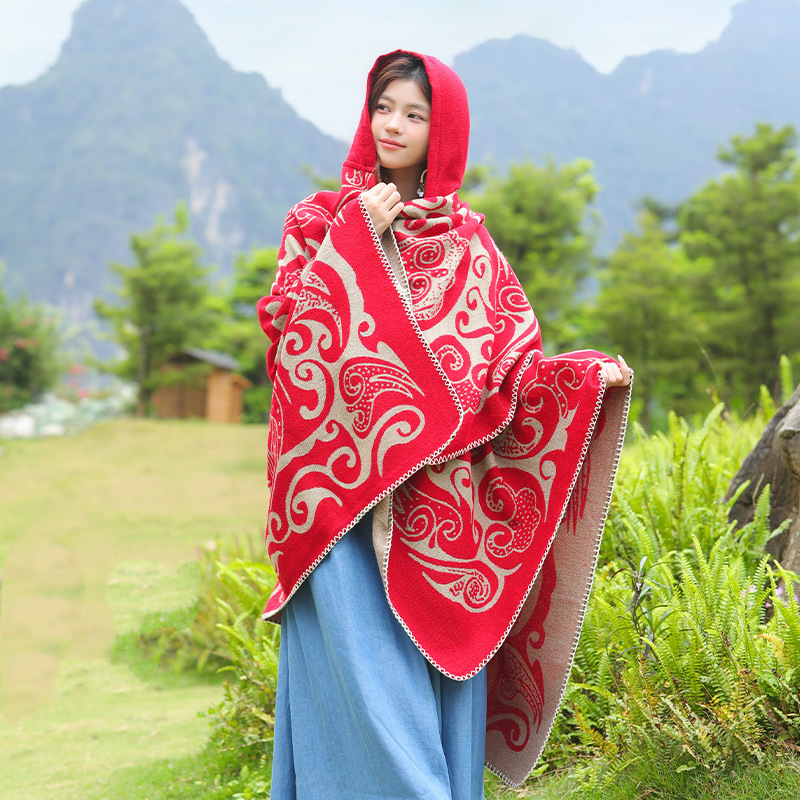Yeni Kadın Kapüşonlu Şal, Sıca - Go Ethnic Fashion incelemesi ve fiyatı