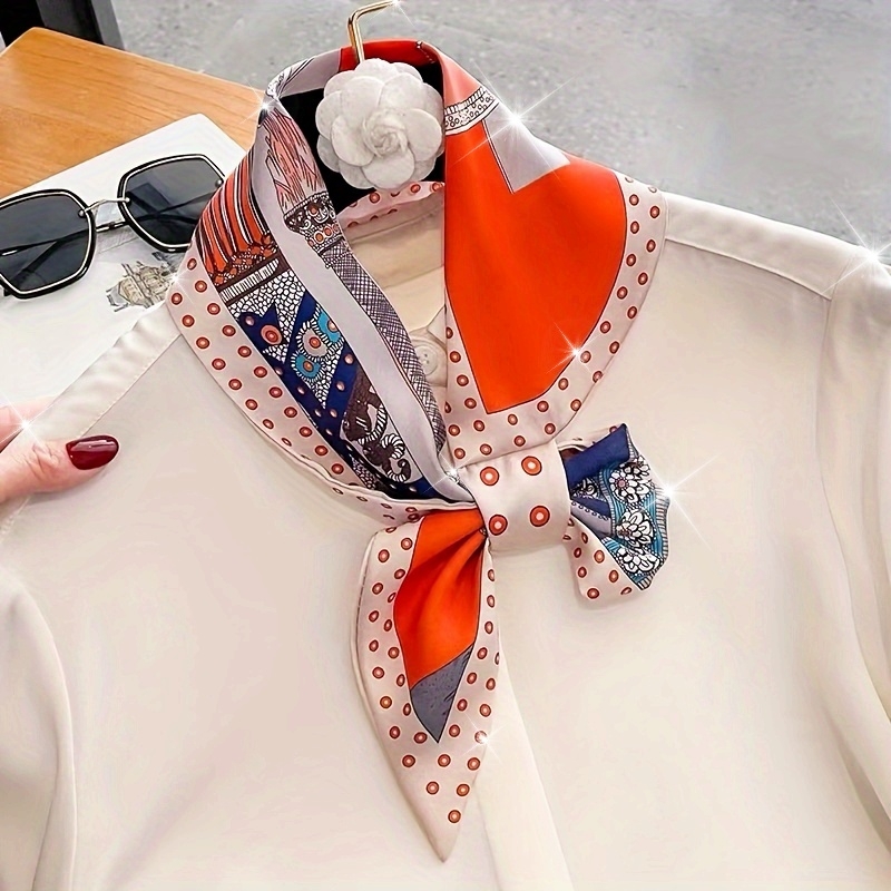 Boho Chic turuncu çiçek baskı  - Ethnic Fashion Design incelemesi ve fiyatı